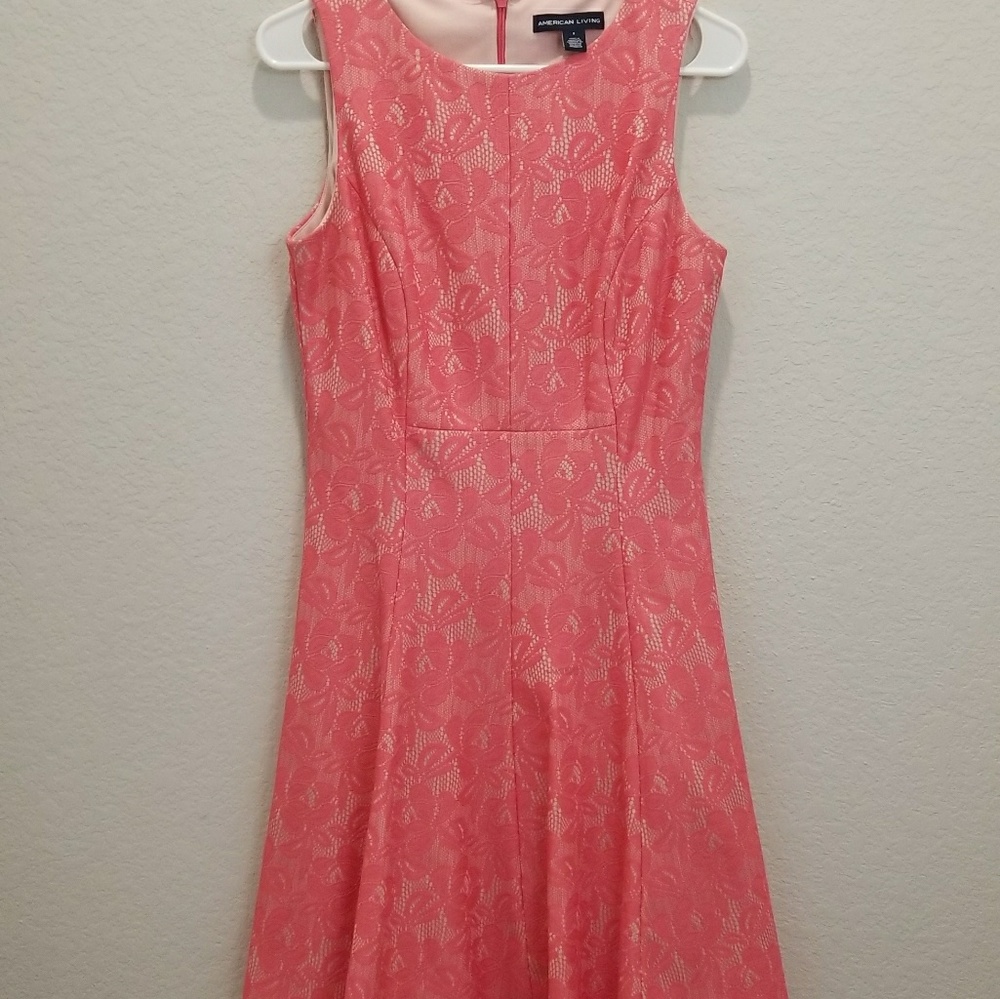 Pink foral dress